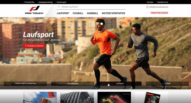Athletics brand goes pro with engaging digital channels